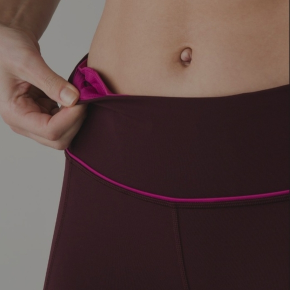 NWOT 🍋 Lululemon Pace Queen Tight, Bordeaux Drama/Raspberry, Size 6 - Picture 6 of 14